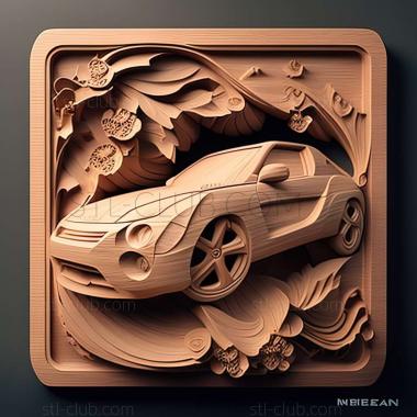 3D мадэль Nissan Sakura (STL)